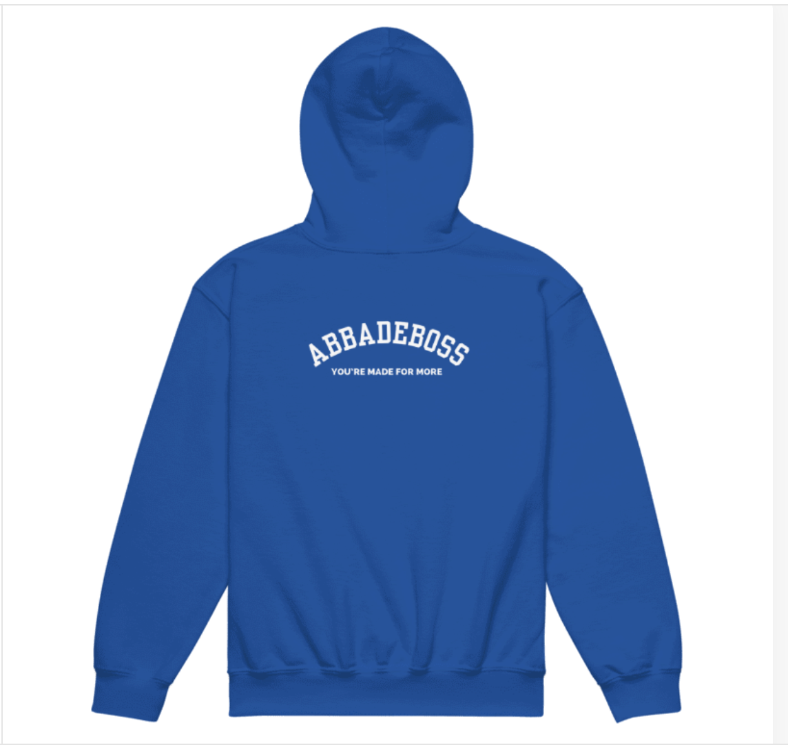 Grace changes everything Abbadeboss heavy blend blue hoodie for boys / hoodie for girls