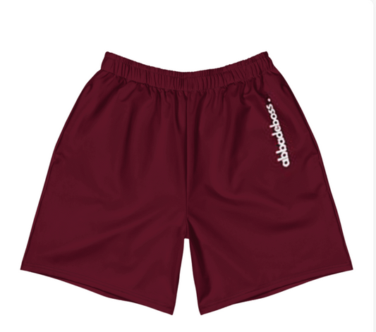 Abbadeboss Athletic Long deep red Shorts Active wear for men / shorts Active wear for women