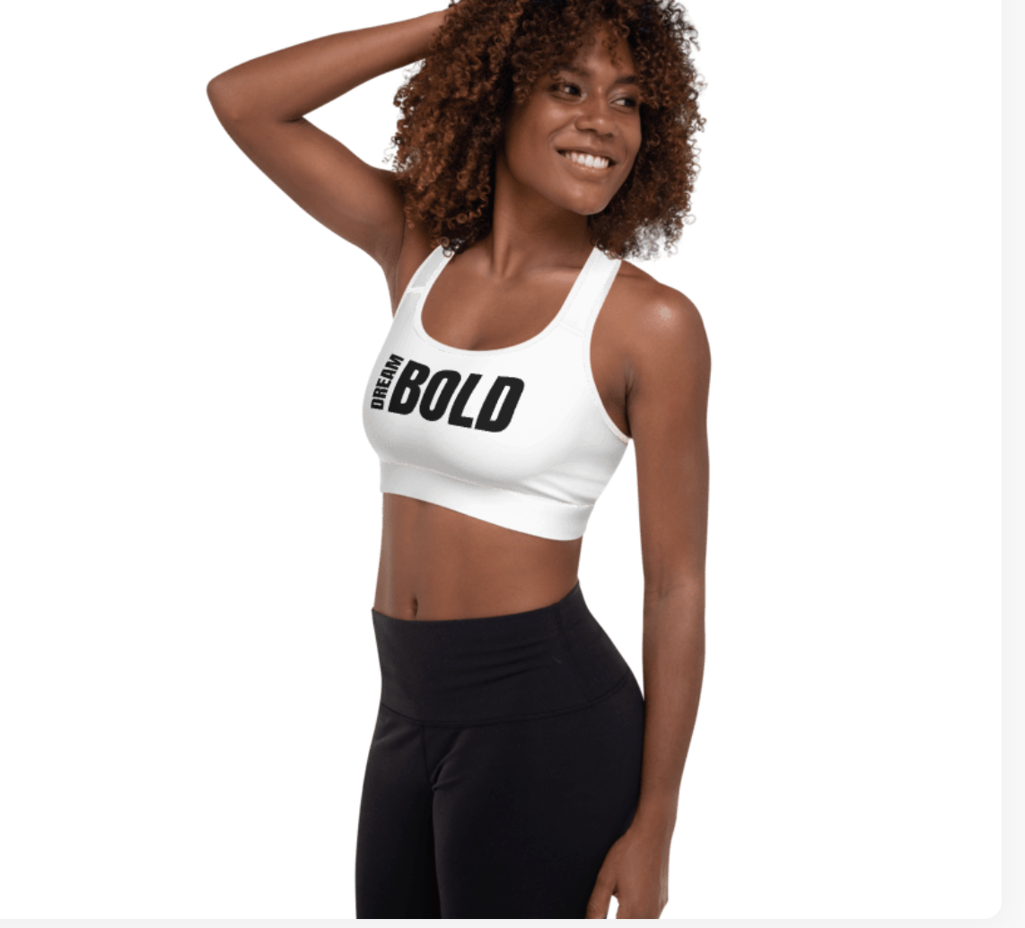 Dream Bold Padded Sports Bra Active wear for women