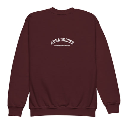 crewneck Maroon sweatshirt for boys and girls